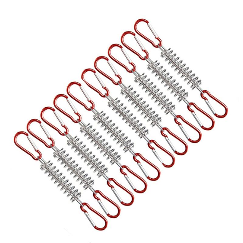 Портативный натяжитель для троса тента из нержавеющей стали с пружинной пряжкой для навеса