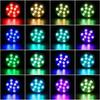 10-светодиодный светильник для бассейна с дистанционным управлением RGB для дайвинга и рыб, светодиодный подводный светильник, декоративная лампа для корабля/автомобиля, аквариума-вазы