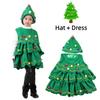 Костюм Рождественской елки для детей и взрослых Аутентичный полосатый наряд для косплея