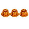 3pcs M19 Crank Cover Screws Rustproof High Accuracy Aluminum Alloy Bike Crank Cover Screws for