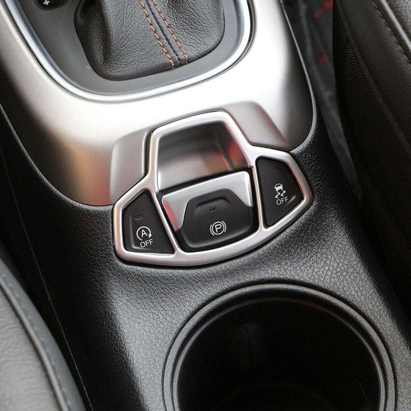 Накладка на кнопку ручного тормоза для Jeep Renegade 2014 - 2023 Compass 2017 - 2020, аксессуары для интерьера