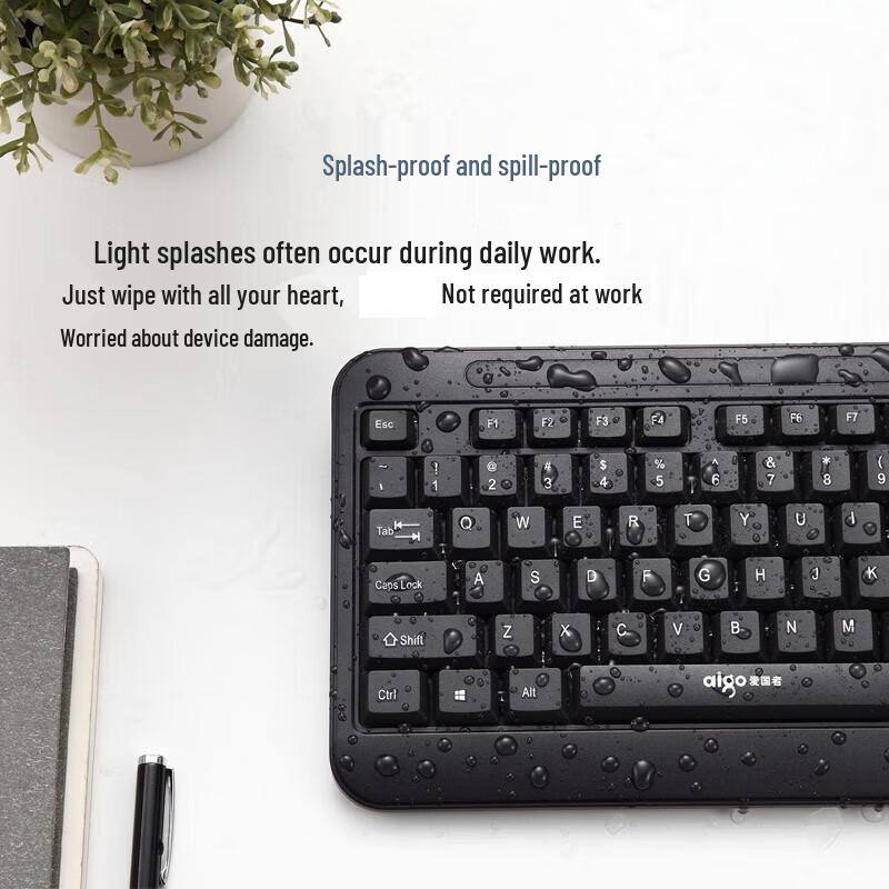 Беспроводной комбо-набор клавиатуры и мыши Aigo WQ7610