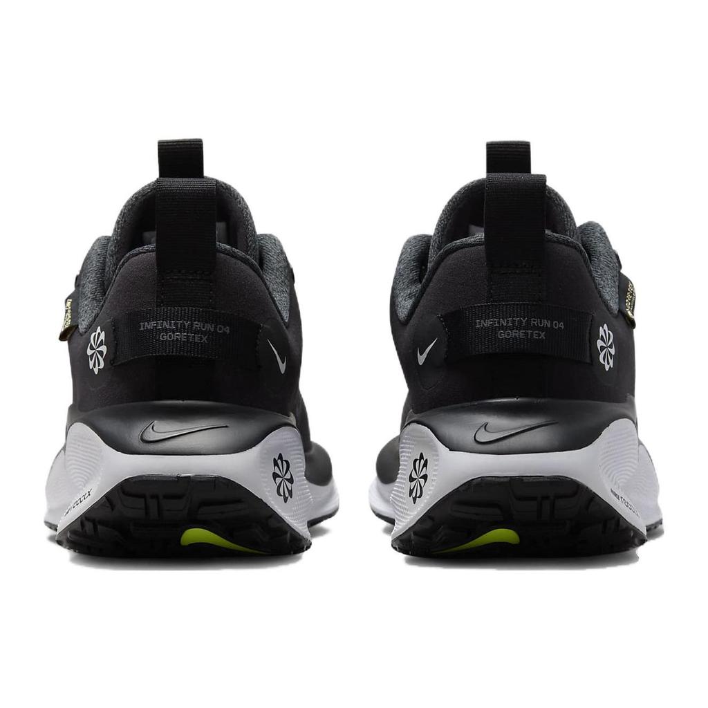 Nike Infinity Run 4 Ткань Gore-Tex Нескользящие Прочные Водонепроницаемые Низкие Беговые Кроссовки Мужские Кроссовки Черный Белый FB2197-001