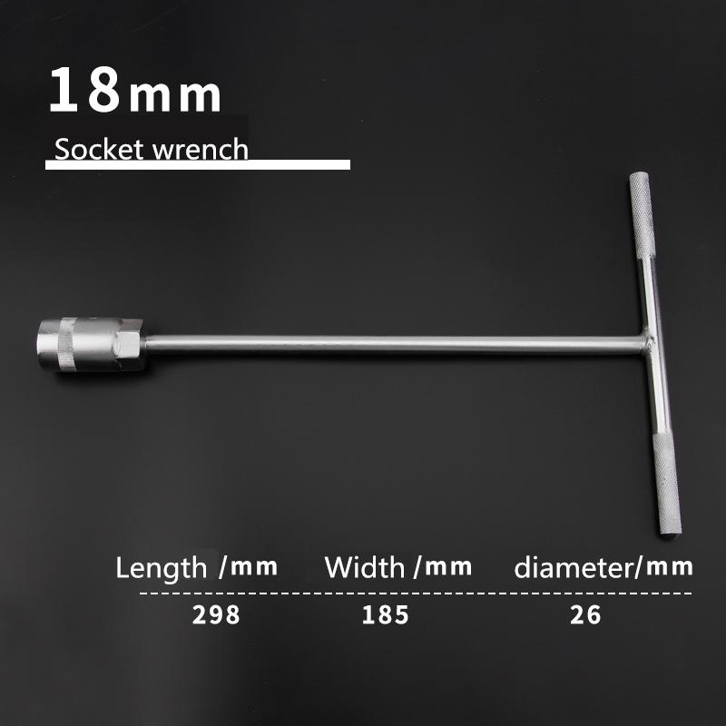 Ручной торцевой ключ Т-типа, внешний шестигранный ключ для ремонта автомобилей и мотоциклов, гаечный ключ с шестигранной головкой Т-образной формы