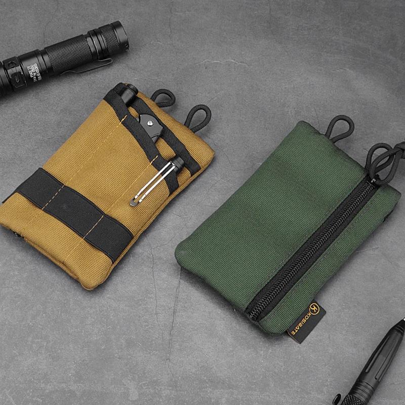 Наружная EDC Сумка Подсумок Molle Мини-кошелек Поясная Сумка-банан Карта Ключ Ремень Поясная Сумка Для Кемпинга Туризма Охоты Наружный Кошелек Для Мелочи Сумки