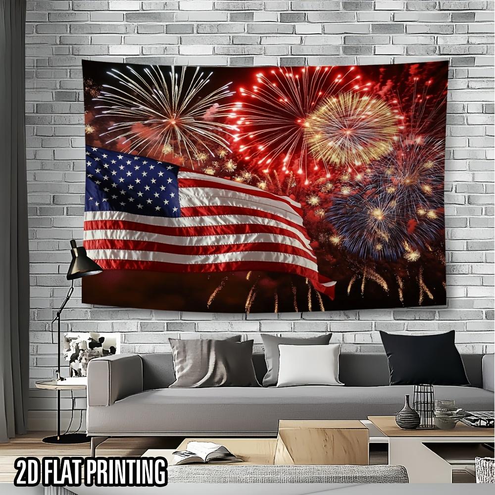 American Flag Tapestry Living Room Decoration Independence Day Party Patriotic Background Wall Room Decoration