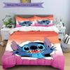 3pcs Stitch Bedding Set, 1 Soft Quilt Cover + 2 Pillowcases, Machine Washable, Suitable for All Seasons, Perfect Gift for Family and Friends