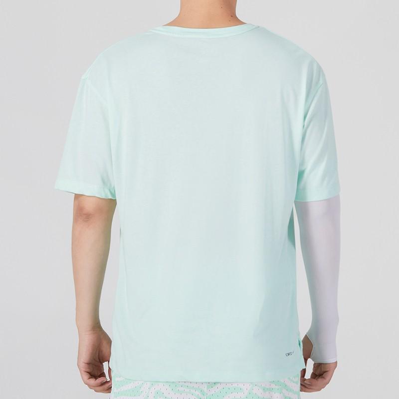 Jordan Pure Color Logo Crew Neck Pullover Short Sleeve T-Shirt Men Tops Mint-Green DH8922-379