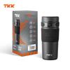 TKK Изолированная дорожная кружка из нержавеющей стали большой вместимости для офиса и автомобиля - Стильная и портативная для женщин