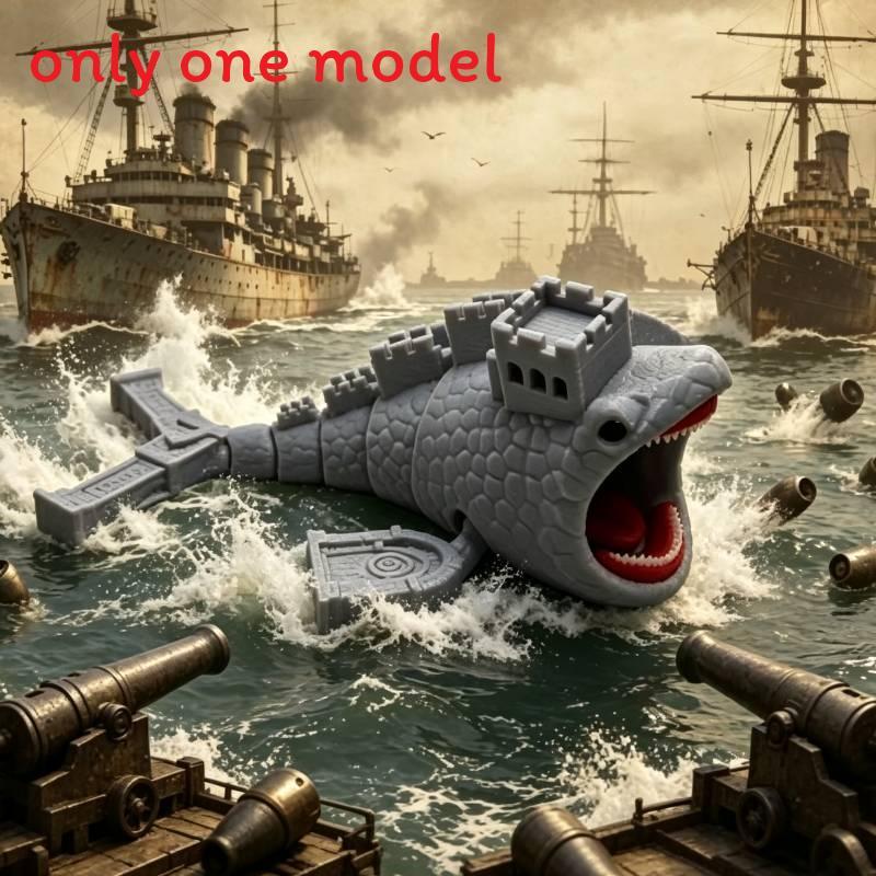 Глубоководный Монстр Тираннозавр Рекс 3D Печатная Модель Игрушка Для Коллекционеров И Детей