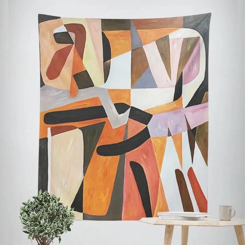 Украшение стен дома Гобелен Простой узор Украшения Подвесная ткань Офис Гостиная Гобелен