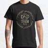 Men Fashion Casual Short Sleeves One Dad To Rule Them All Black Tees Oversized T-shirts