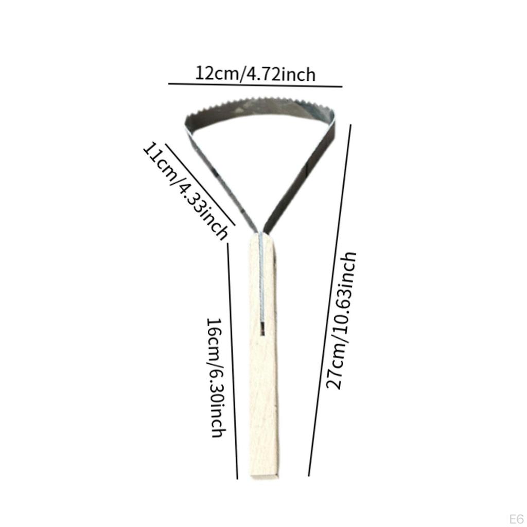 Ручной инструмент для скребка травы, прополки, удобная деревянная ручка, многофункциональный для сада