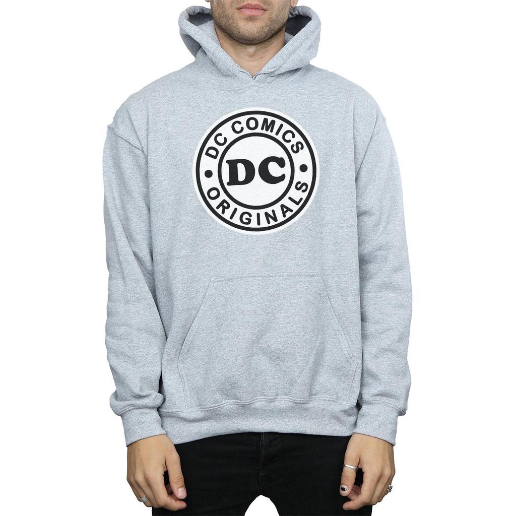 DC Comics Mens DC Originals Logo Hoodie