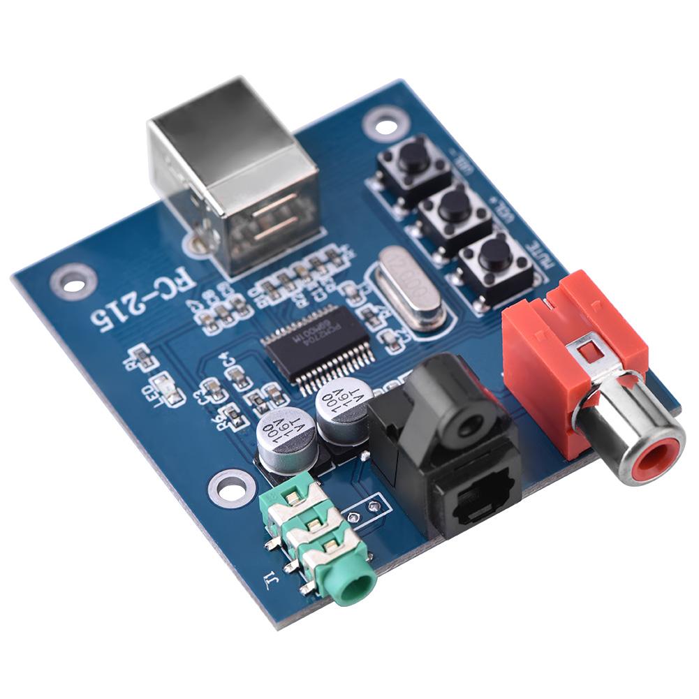 PCM2704 USB ЦАП к SPDIF Hi-Fi Звуковая карта Плата декодера 3,5 мм Аналоговый выход FPC