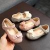 Spring Autumn Kids Shoes For Baby Girl Toddler Girls Single Shoes With Bow-knot Princess Sweet Children Flat Shoes
