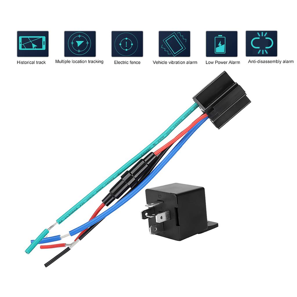 Реле слежения за автомобилем GPS-трекер Локатор Пульт дистанционного управления Противоугонная система мониторинга питания