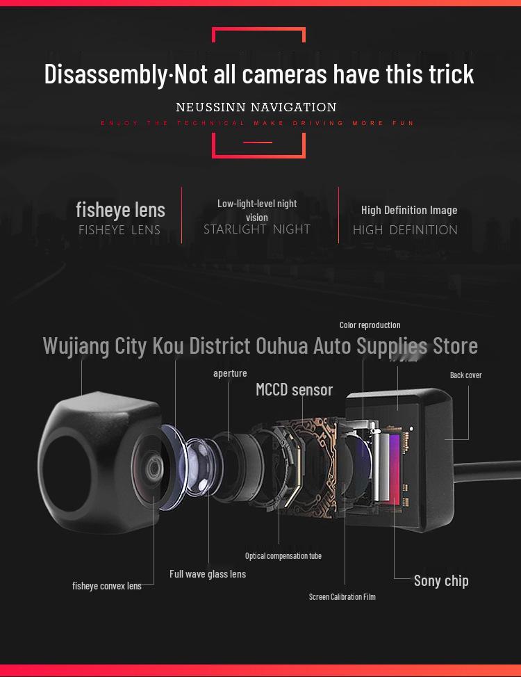 Совместимо с камерой заднего вида Hongqi H5/Динамический флаг Yue Flag Yun Edition [Включено руководство]