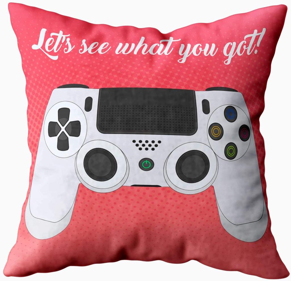 RZN Gamer игровой контроллер джойстик чехол для подушки с джойстиком красный плед наволочки 45x45 см для домашних диванов