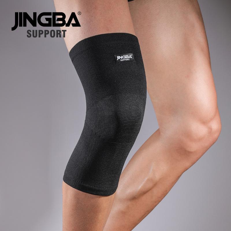 JINGBA SUPPORT Спортивные наколенники для баскетбола Эластичный нейлоновый наколенник Волейбольный наколенник rodillera deportiva