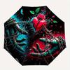 1pc Broken Heart in Chains Automatic Open/CloseUmbrella,Compact Umbrella for Men & Women Day Gift.W016