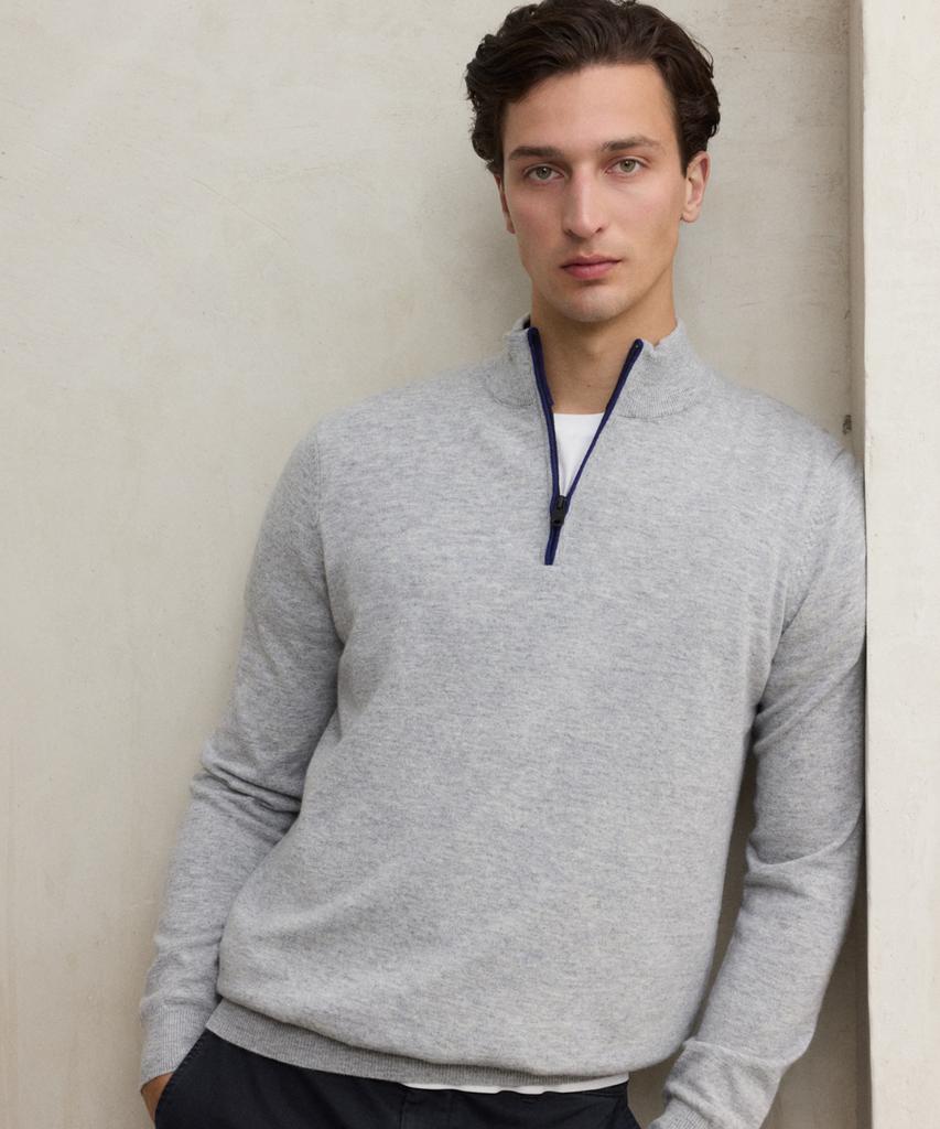 Ekoalpeu Men'S Light Grey Larch Sweater