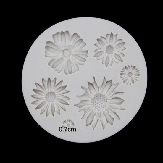 3D Flower Silicone Molds Cake Candy Chocolate Baking Mold BPA-free Pastry Baking Tool for Desserts Jelly Pudding