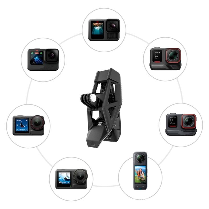 Universal Action Camera Mounting Brackets Lightweight Chin Strap Helmet Chin Mount Clip For Action5pro/4 Outdoor Sports