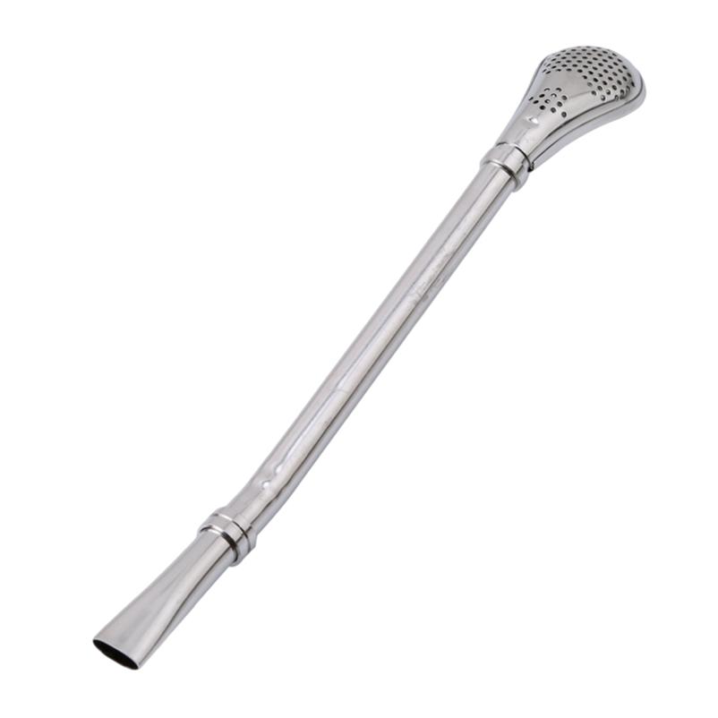 Кухонные принадлежности для питья чая из нержавеющей стали, соломенная тыква, фильтр, ложка, чайные инструменты