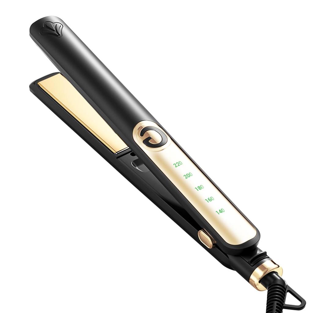Отрицательная 24 мм Температура выпрямления волос Быстрый блеск волос Автоматическое вращение Цифровая блокировка Международный Профессиональный класс для волос [Высокая концентрация