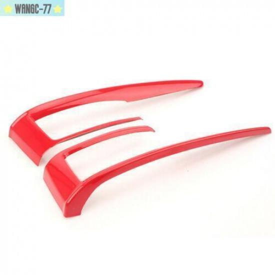 Interior Gear Shift Frame Cover Trim Red For Honda Civic 10th 2016 2017 2018 New