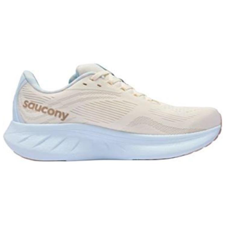 SAUCONY Ride 18 Versatile Comfortable Summer Nautical Durable Low-Top Running Shoes Unisex Running Shoes Beige Orange S21000-601