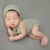 Props Hand Lacy Baby Girl Romper and Bonnet Pattern Newborn Photography Accessories Knitted Newborn Girl Outfit Baby Photography