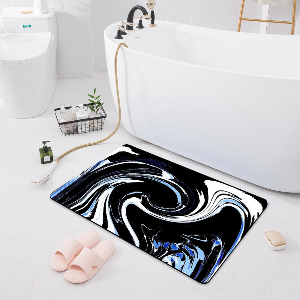 Non-slip Absorbent Mat Entry Door Mat Bathroom Shower Carpet Home Bathroom Bedroom Floor Kitchen Carpet