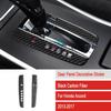 9pcs Carbon Fiber Car Central Gear Shift Panel Cover For Honda Accord 2013-17