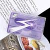 10x6cm Hard Vertical Badge Holder Transparent Clear Double Card ID Case