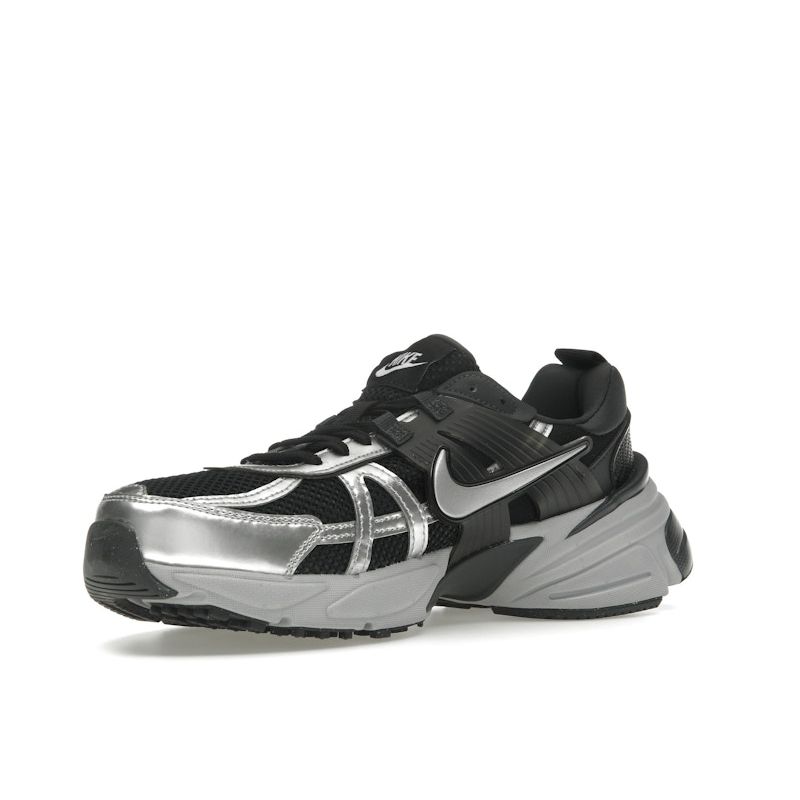 Nike V2K Run Black Metallic Silver Женские кроссовки Антрацитовый Темно-дымчато-серый FD0736-005