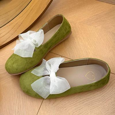 Модные Элегантные Туфли-балетки с бантом Женские Дизайнерские Мелкие Сандалии Тренд Лета 2025 Новая Мягкая Обувь для Ходьбы Платье Zapatillas De Mujer
