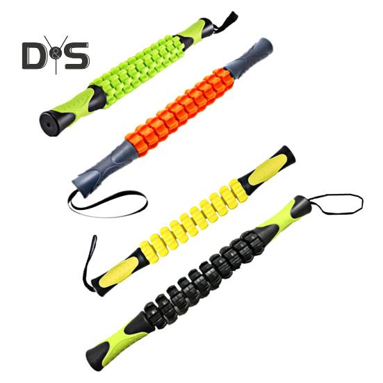 Массажный роликовый массажер для снятия боли в мышцах, глубокого расслабления тканей, физиотерапии, массажной палочки для лица, плеч, рук и тела