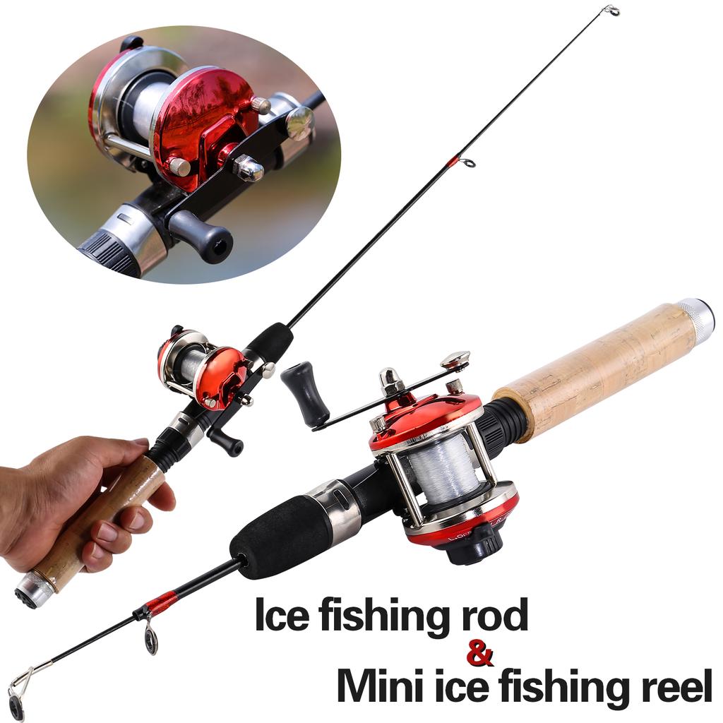 Удочка с катушкой для зимней рыбалки