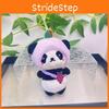 Panda Plush Huggable Keychain With Short Plush Material Ideal For Cute Souvenirs Couple