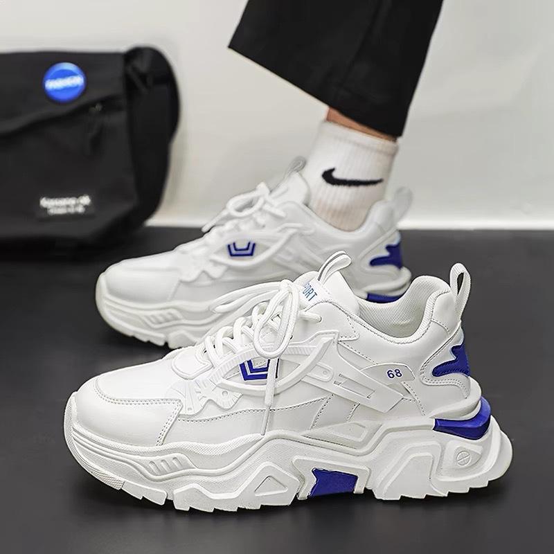 Student Height Increasing Shoes Four Season Thick Soled Men's Casual Sports Shoes Soft Soled Comfortable Outdoor Running Shoes