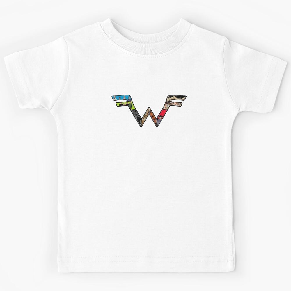 The albums W of weezers Kids T-Shirt