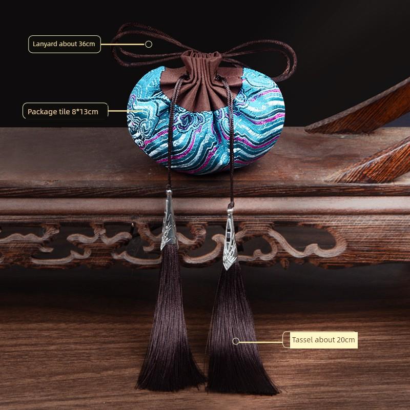 Empty Sachet for the Dragon Boat Festival, Mugwort Incense Bag, Traditional Embroidered Pouch Pendant, Lavender and Osmanthus Herbal Bag for Personal