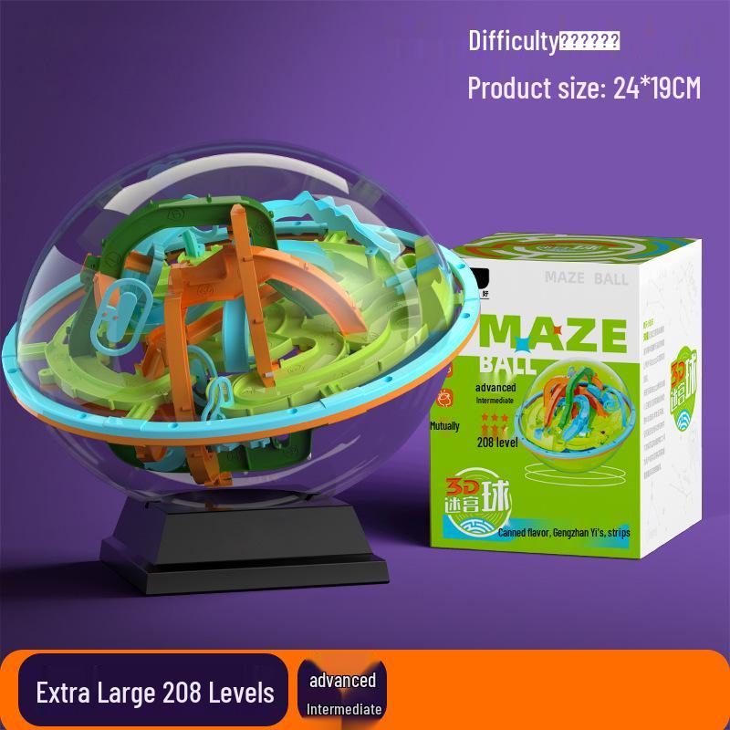 Kids' 3D Maze Puzzle Ball: Enhance Logic & Concentration