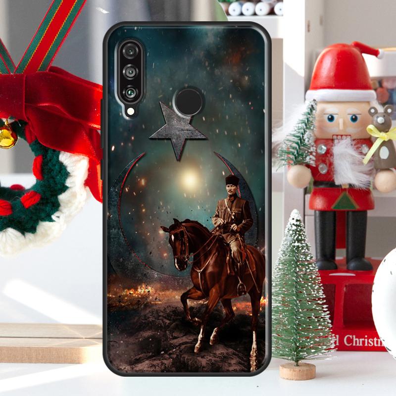 Турция Мустафа Кемаль Ататюрк Чехол Для Huawei P30 Lite P40 P50 P20 Pro P Smart 2021 Nova 5T Nova 9 Honor X9 X8 X7 50