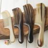 Hemei Natural Horn Comb for Ladies - Scalp Massage & Pointed Tail Design