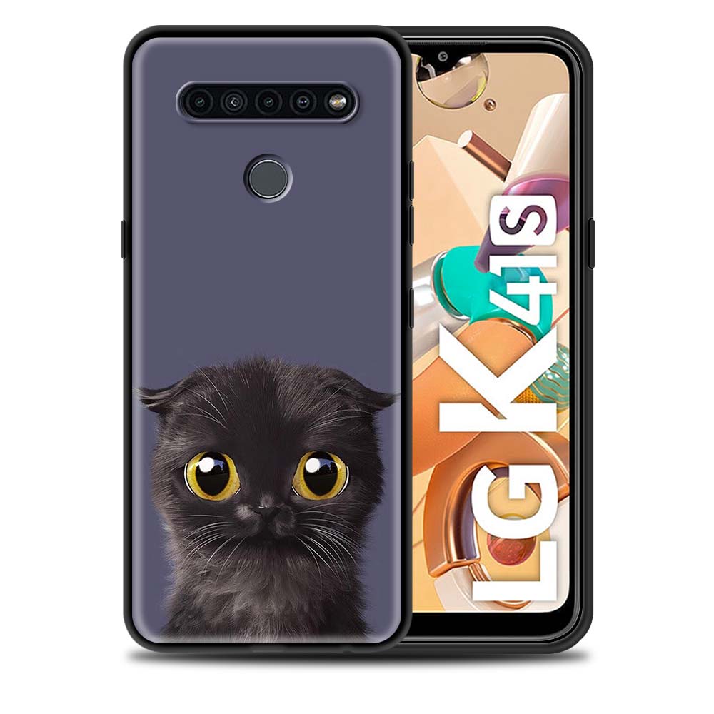 Cat Cute Kitten Soft Case For LG K41s K61 G6 K40s K40 K50s G7 G8 ThinQ Q70 Q51 Q60 Q61 K42 K51s K52 K62 K71 Silicone Cover