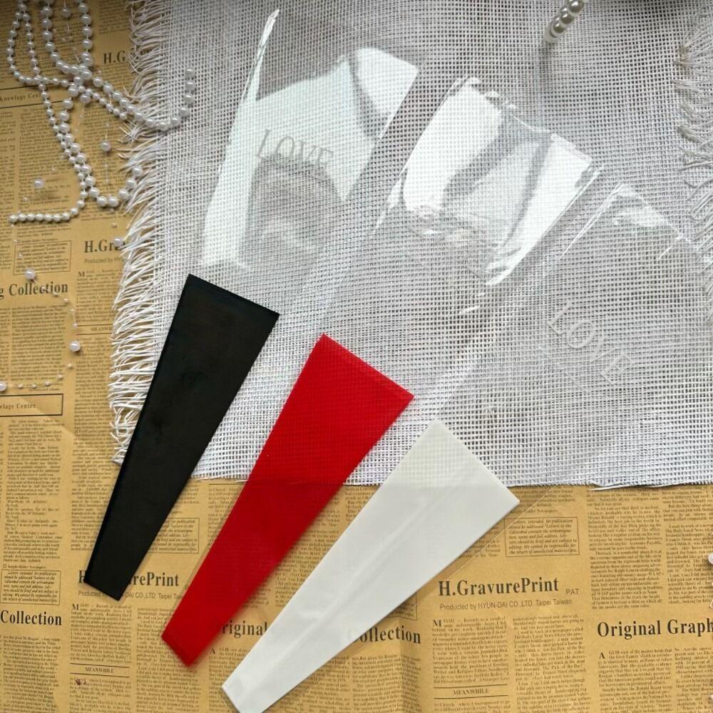 50Pcs Single Flower Flower Wrapping Bag Love Single Rose Sleeves New Bouquet Wrapper Party Supplies