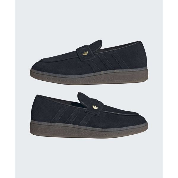 adidas Кеды Handball Spezial Loafer Черный с Коричневой Подошвой Мужские KJ0641